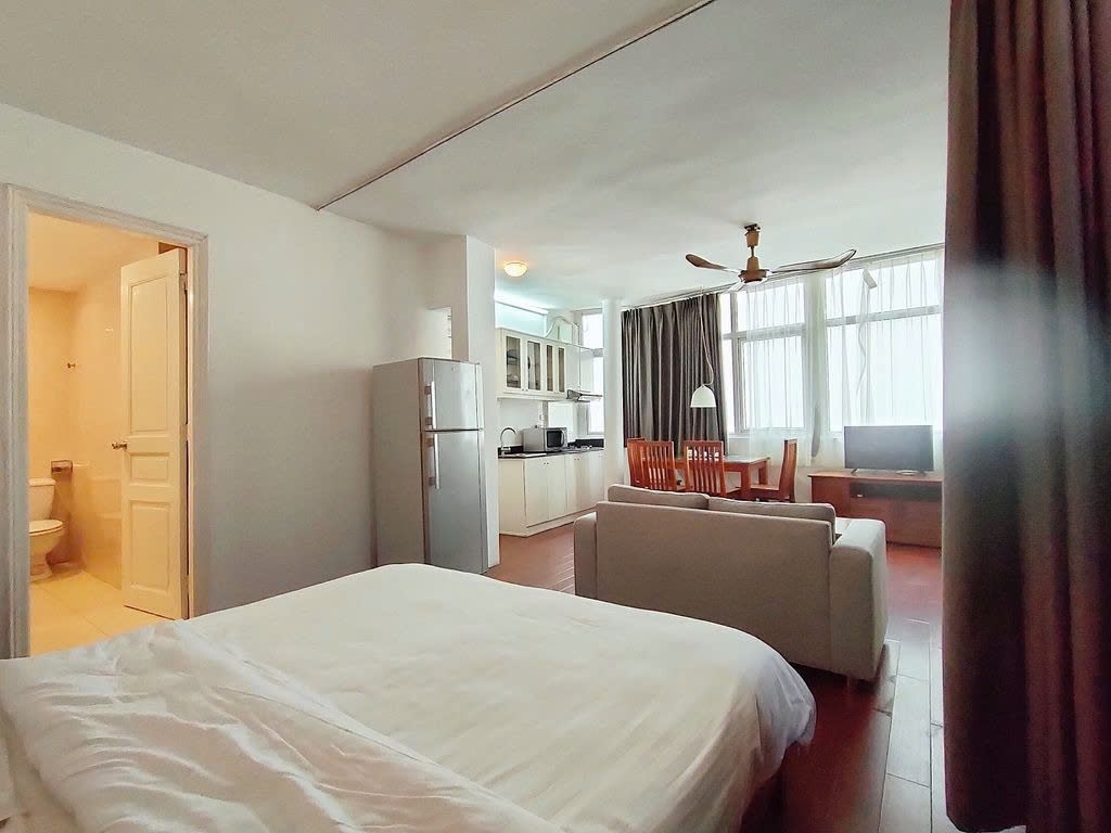 Phòng trọ Studio 45m2 tại PTC House Nam Ngư - Hoàn Kiếm  - Phòng ngủ