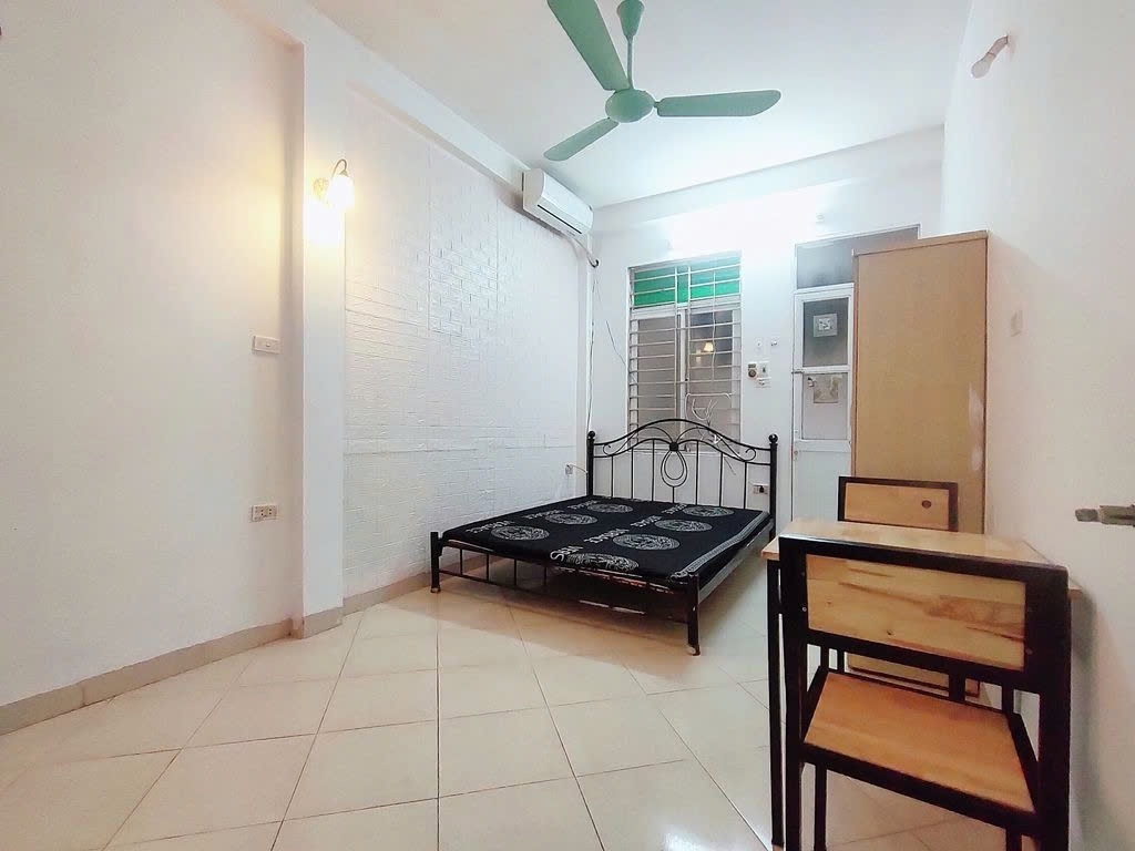 Phòng trọ Studio 20m2 tại PTC House Đê La Thành - Đống Đa - Phòng ngủ