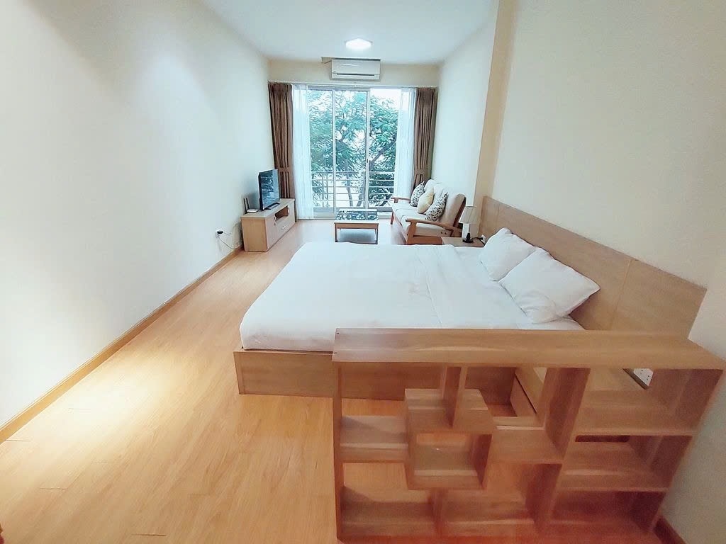 Phòng trọ Studio 45m2 tại PTC House Vệ Hồ - Tây Hồ  - Phòng ngủ