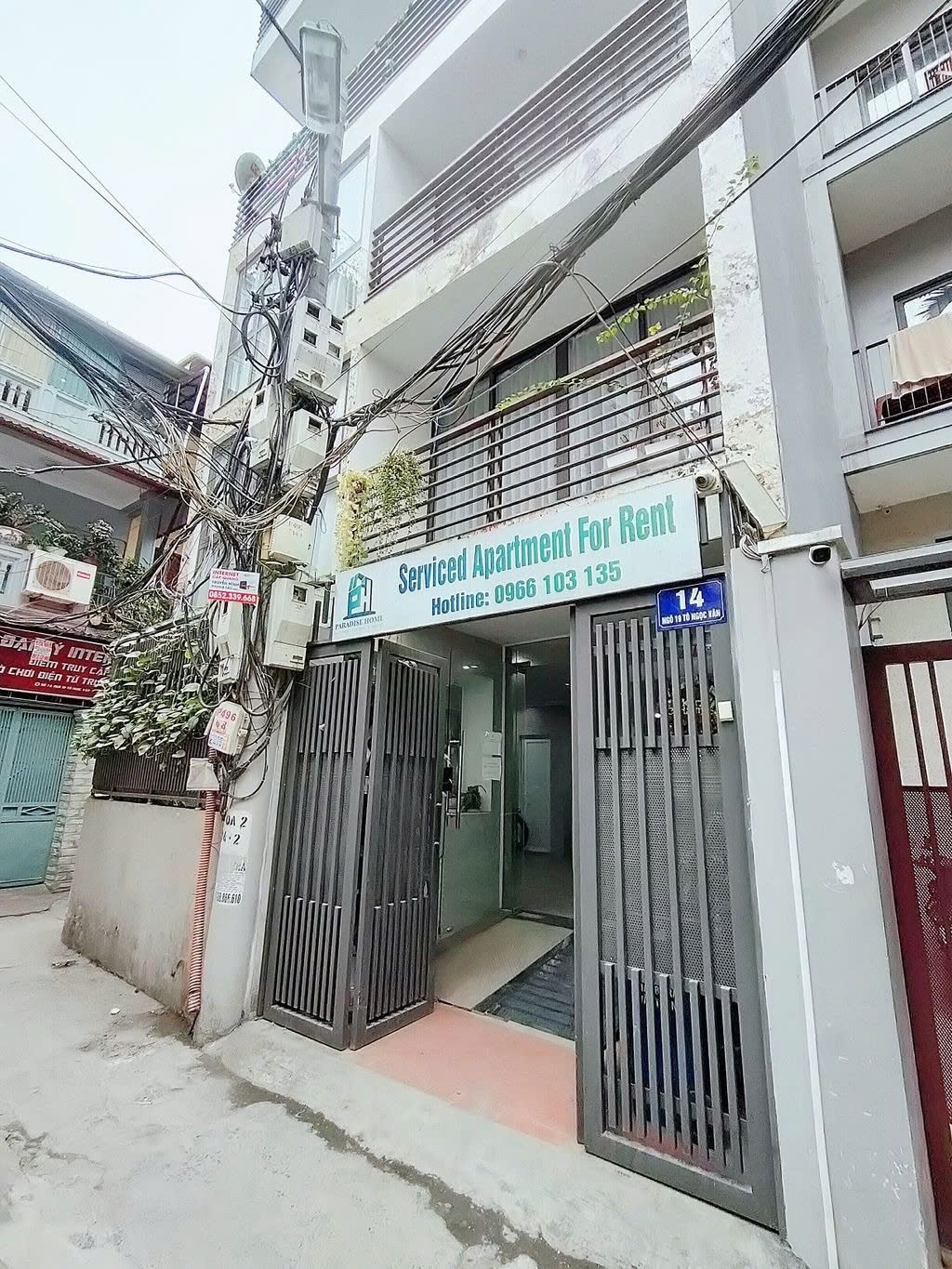 Phòng trọ PT House Tô Ngọc Vân - Tây Hồ  - Khóa cổng thông minh