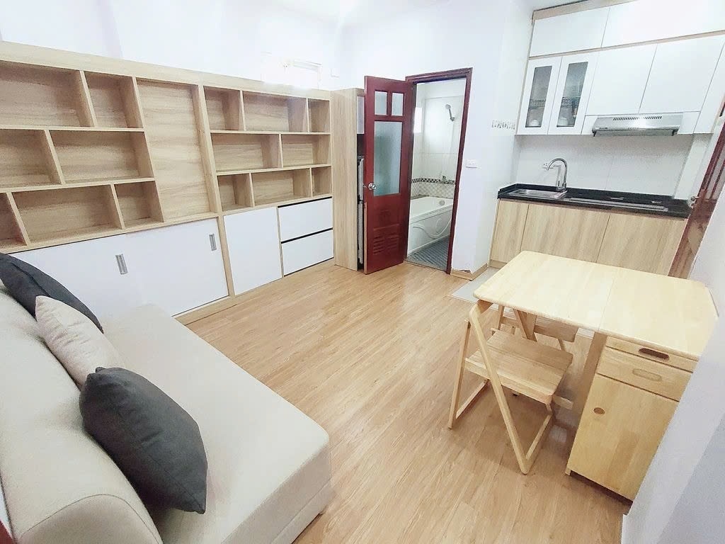 Phòng trọ Studio 20m2 tại PTC House Nguyễn Phúc Lai - Đống Đa - Phòng bếp