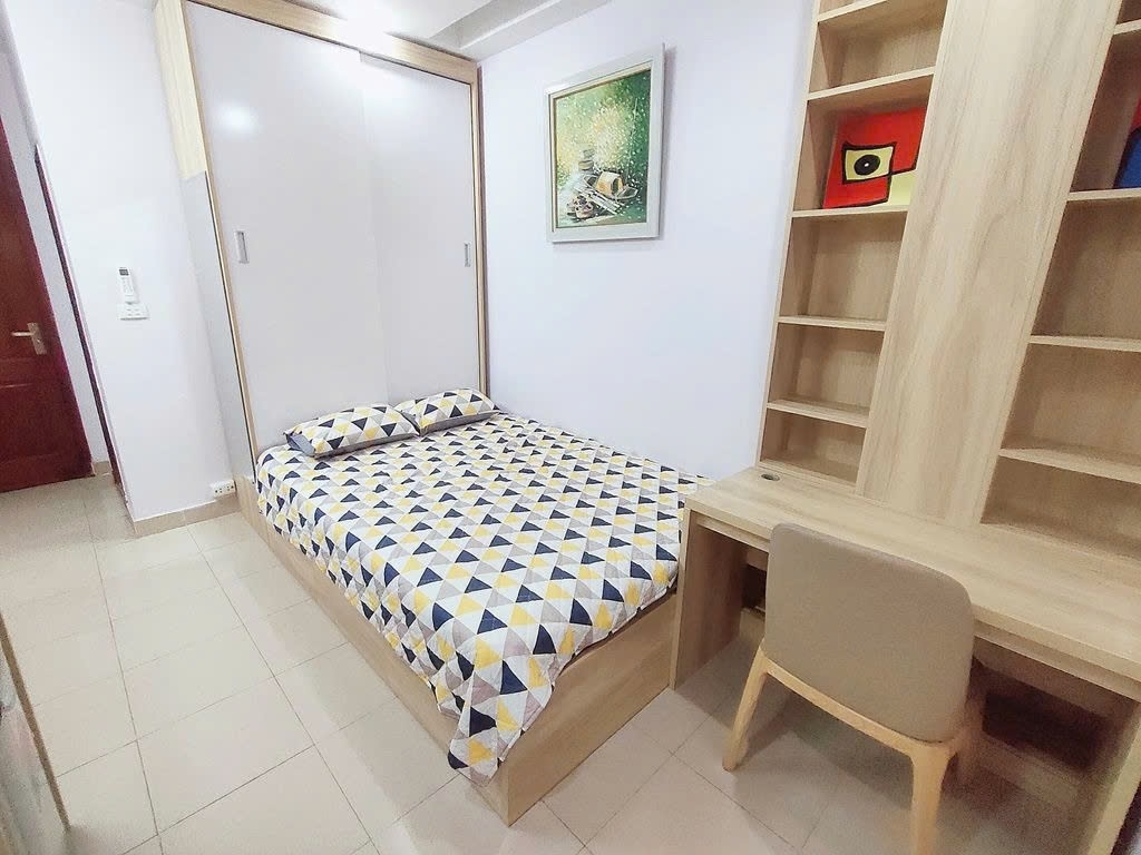 Phòng trọ Studio 20m2 tại PTC House Nguyễn Phúc Lai - Đống Đa - Phòng ngủ