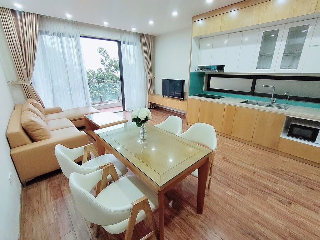 Phòng trọ Studio 55m2 tại PTC House Nhật Chiêu - Tây Hồ  - Phòng bếp