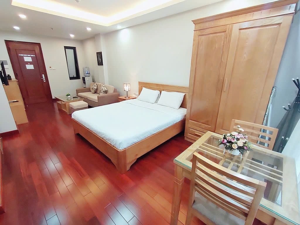 Phòng trọ Studio 35m2 tại PTC House Kim Mã - Ba Đình  - Phòng ngủ