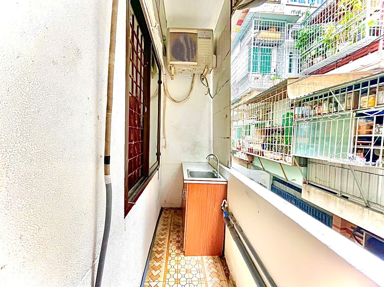 Phòng trọ Studio 2m2 tại CD Home Cống Quỳnh - Quận 1 - Ban công