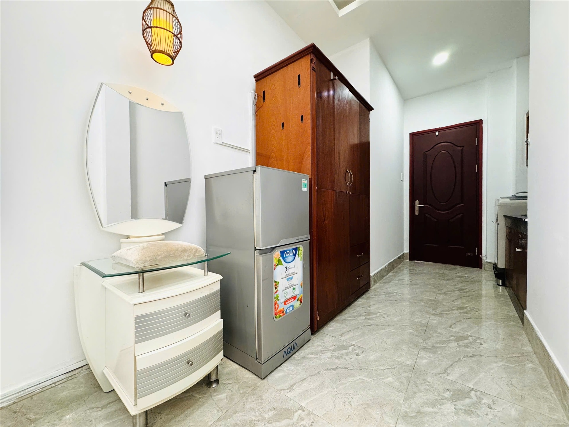 Phòng trọ Studio 25m2 tại K&M Residence Cách Mạng Tháng 8 - Quận 3 - Phòng bếp