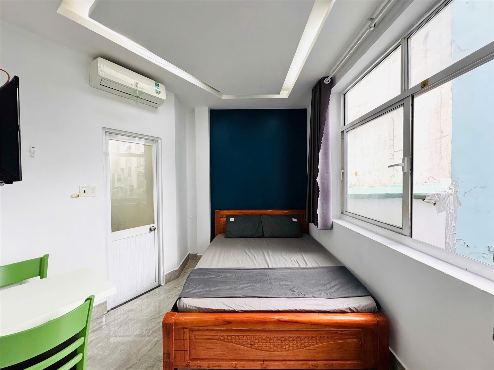 Phòng trọ Studio 25m2 tại K&M Residence Cách Mạng Tháng 8 - Quận 3 - Phòng ngủ