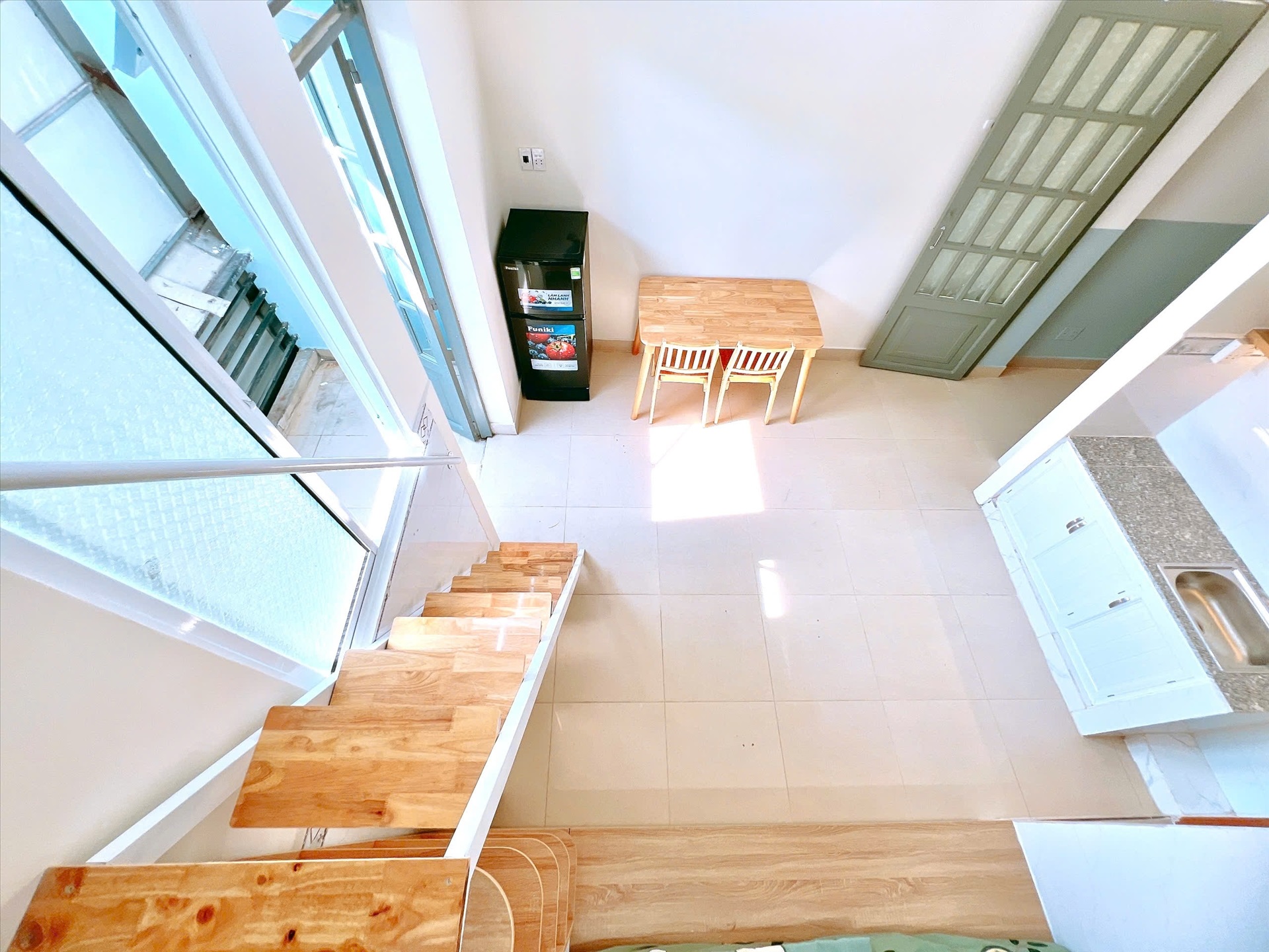 Phòng trọ Duplex 50m2 tại AH Home Hồ Văn Huê - Phú Nhuận - Phòng khách