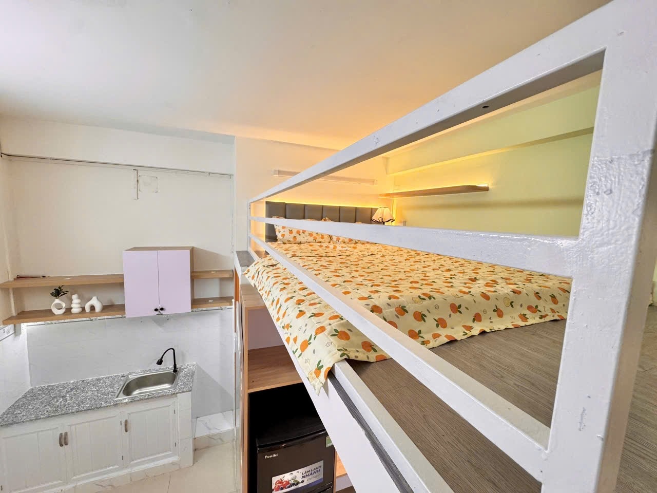 Phòng trọ Duplex 25m2 tại AH Home Hồ Văn Huê - Phú Nhuận - Phòng ngủ