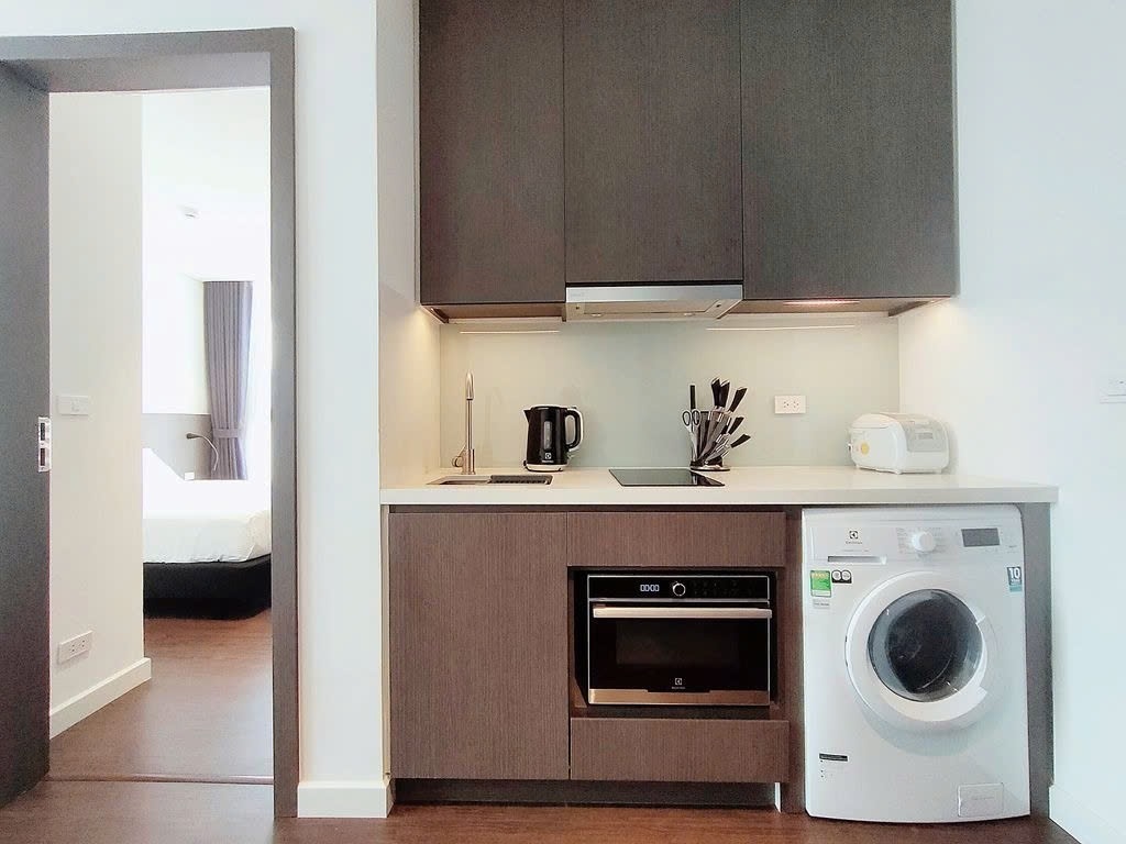 Phòng trọ 1 Phòng ngủ 45m2 tại PTC House Đường Bưởi - Ba Đình  - Phòng bếp