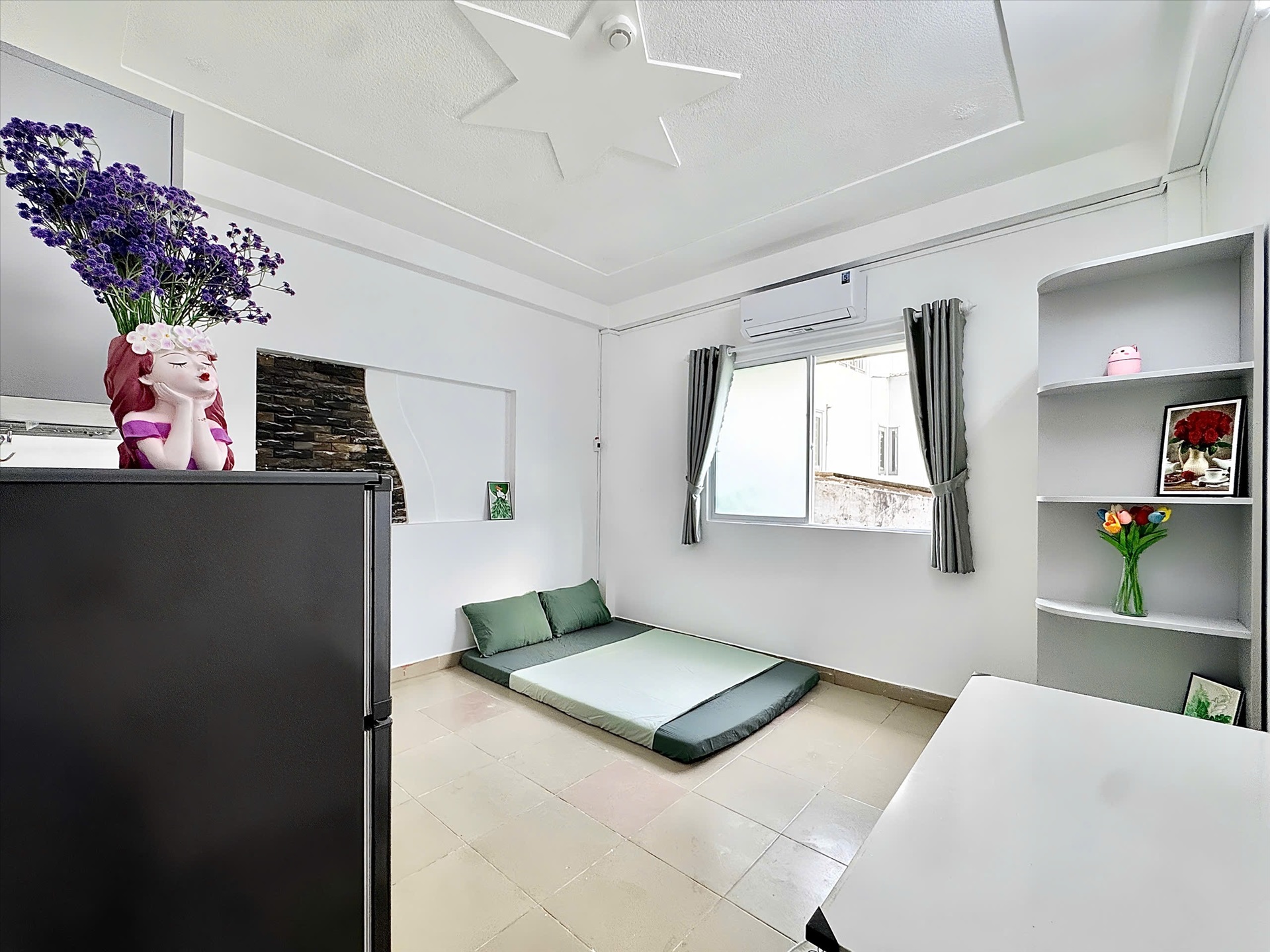 Phòng trọ Studio 25m2 tại CN Home Vũ Tùng - Bình Thạnh - Phòng ngủ