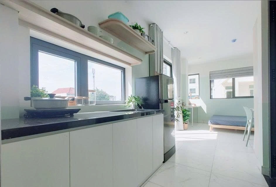 Phòng trọ Studio 20m2 tại PTC House Nguyễn Duy Trinh - Quận 2 - Phòng bếp