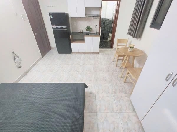 Phòng trọ Studio 25m2 tại PTC House 1 Vũ Tùng - Bình Thạnh - Phòng ngủ