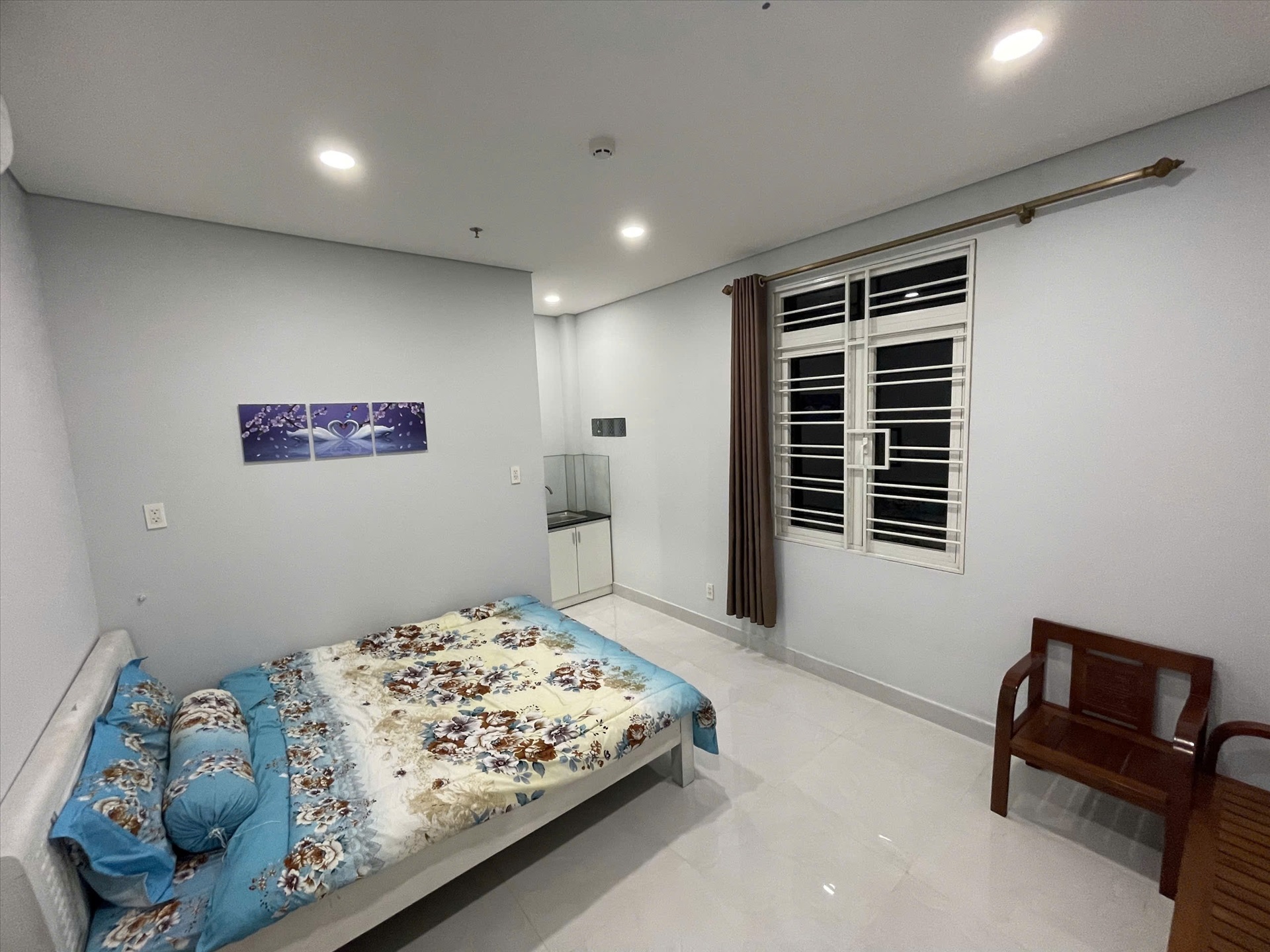 Phòng trọ Studio 30m2 tại CM Home Bùi Đình Túy - Bình Thạnh - Phòng ngủ