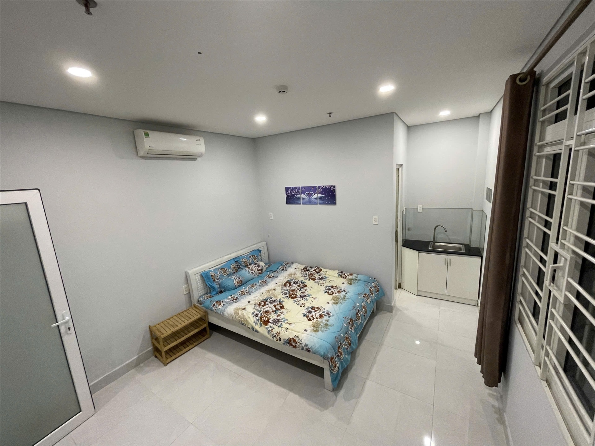 Phòng trọ Studio 30m2 tại CM Home Bùi Đình Túy - Bình Thạnh - Phòng ngủ