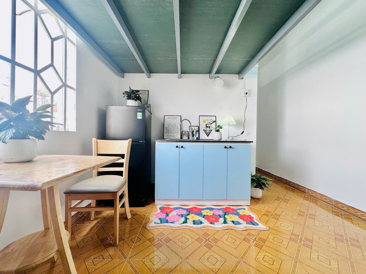 Phòng trọ Duplex 25m2 tại AK Home Nguyễn Thượng Hiền - Bình Thạnh - Phòng bếp