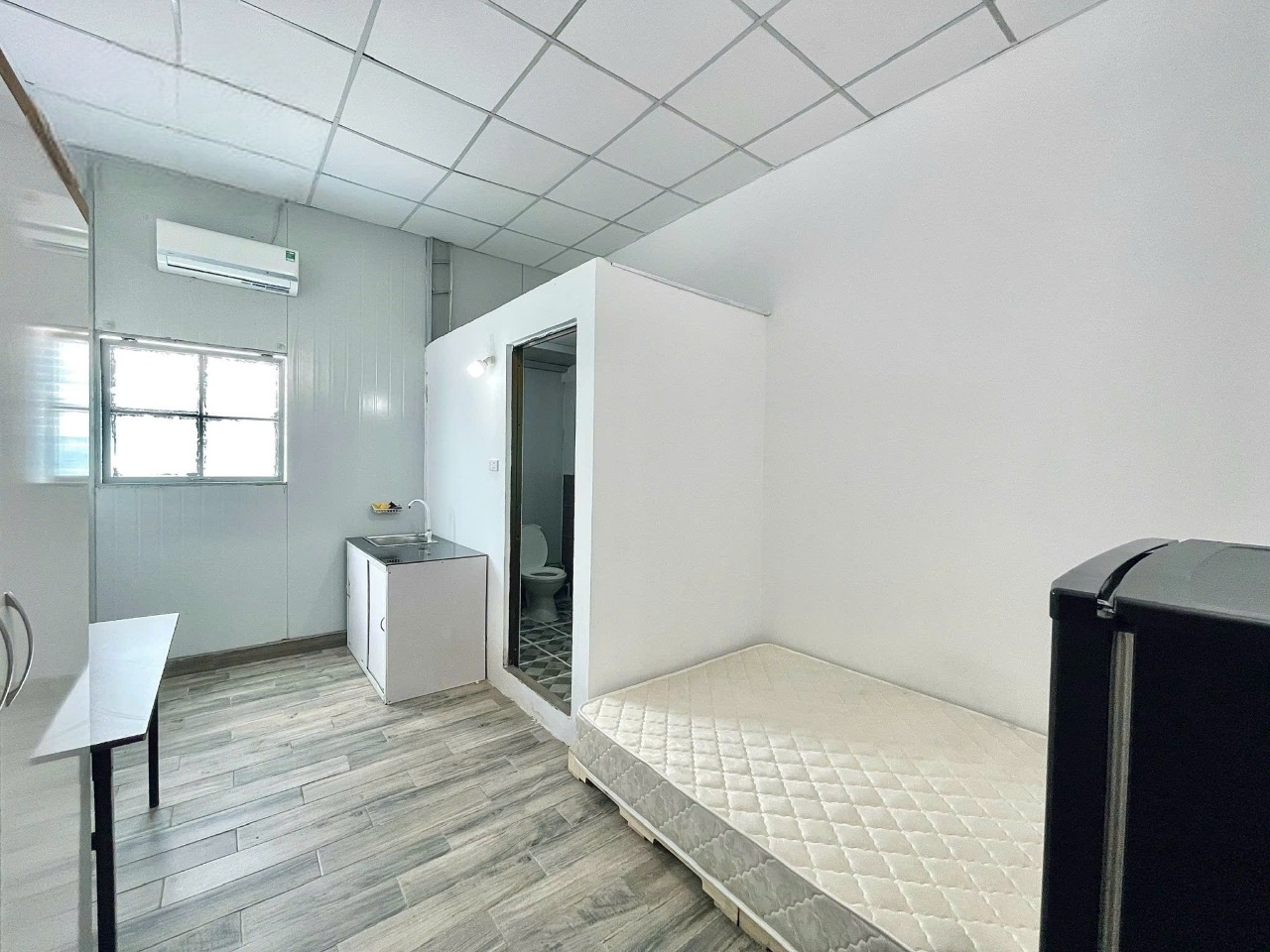 Phòng trọ Studio 25m2 tại Diamond House Tân Trụ - Tân Bình - Phòng ngủ