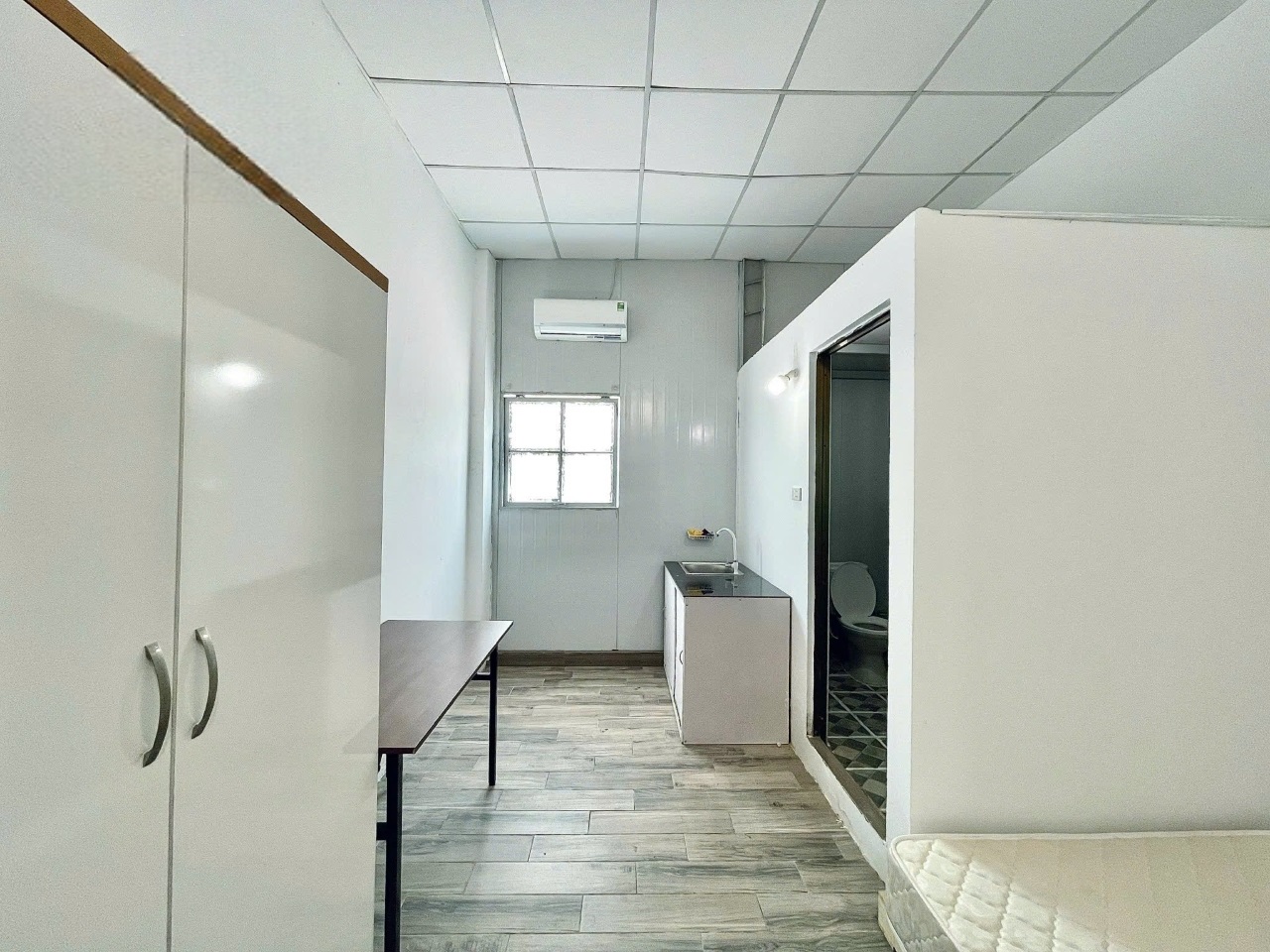 Phòng trọ Studio 25m2 tại Diamond House Tân Trụ - Tân Bình - Phòng ngủ