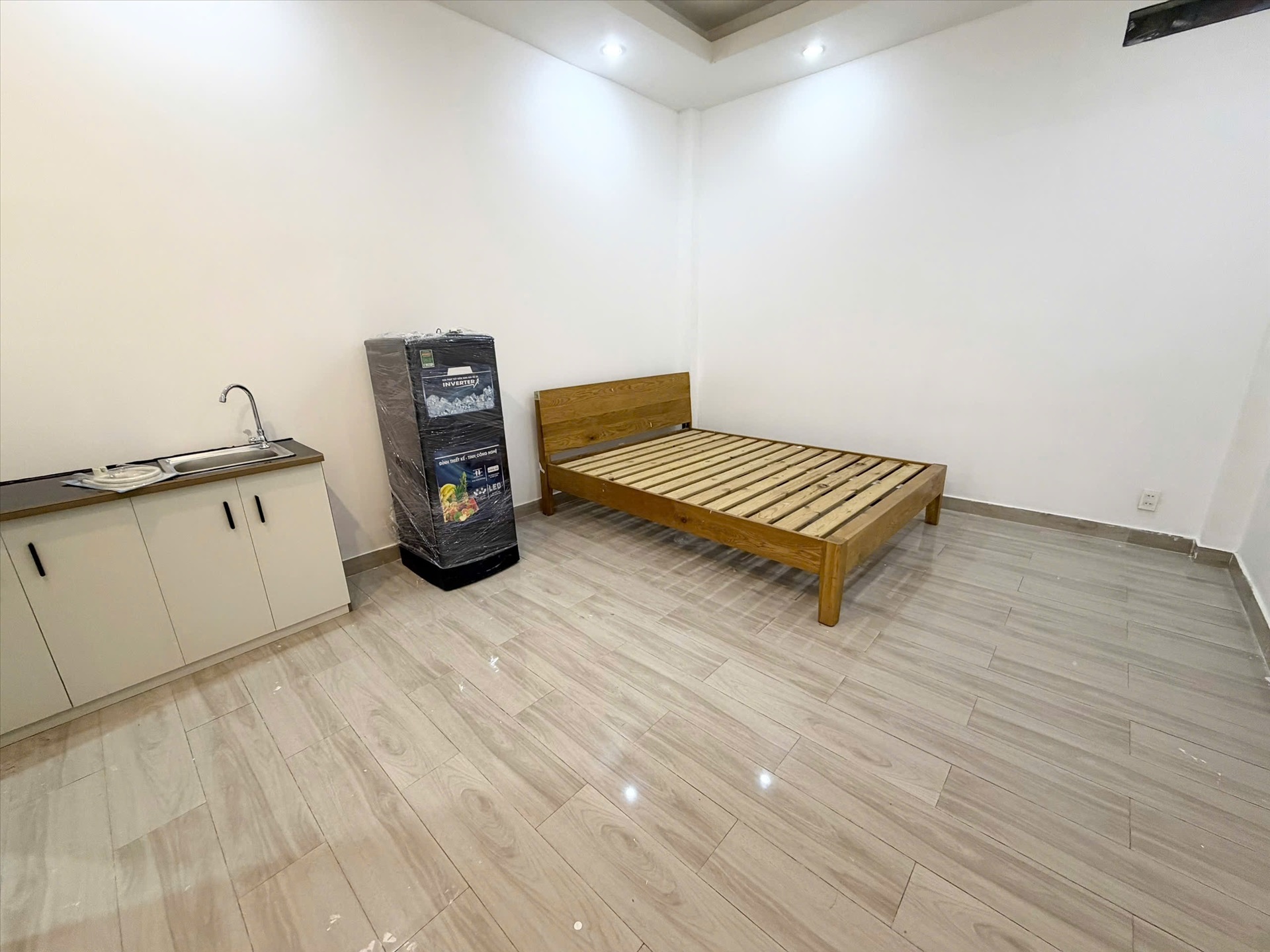 Phòng trọ Studio 25m2 tại AT House Lê Đức Thọ - Gò Vấp - Phòng ngủ