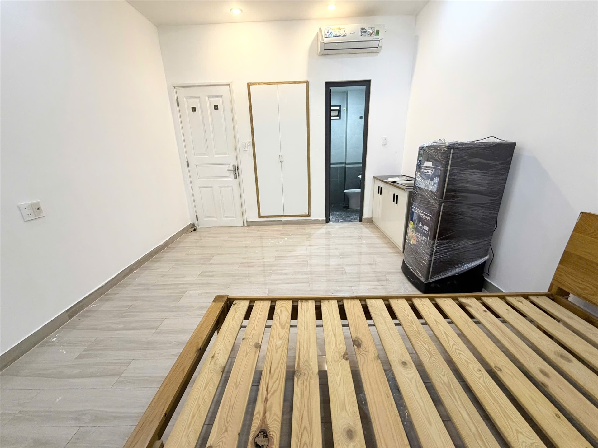 Phòng trọ Studio 25m2 tại AT House Lê Đức Thọ - Gò Vấp - Phòng ngủ