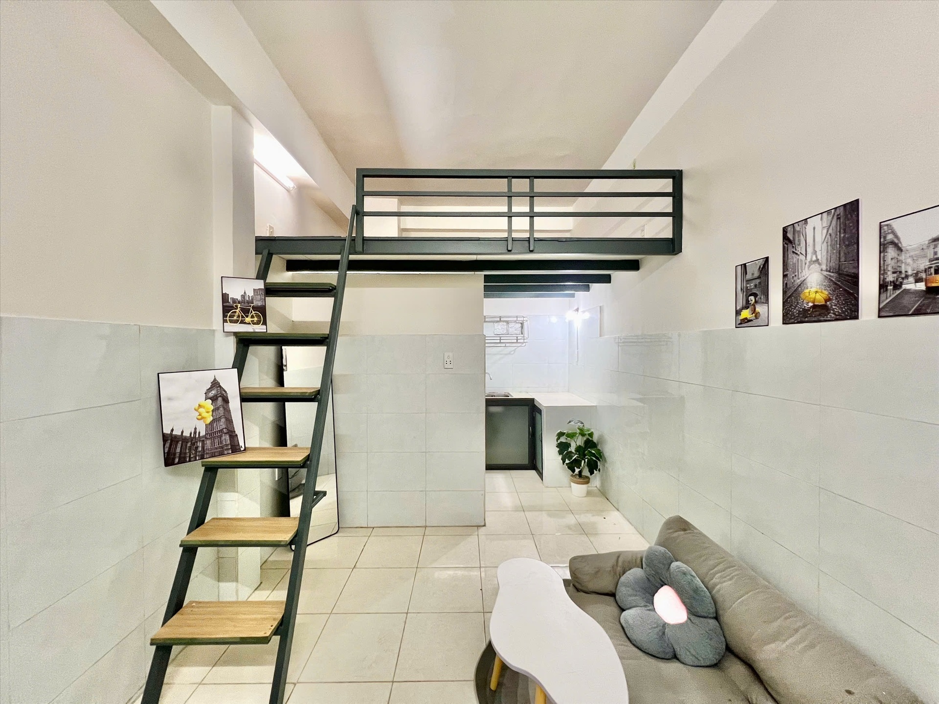 Phòng trọ Duplex 25m2 tại NiceHouses Xô Viết Nghệ Tĩnh - Bình Thạnh - Phòng khách