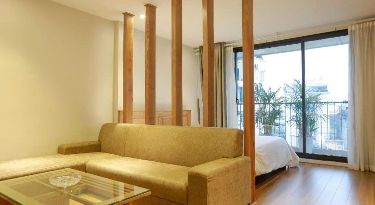 Phòng trọ 1 Phòng ngủ 50m2 tại PTC House Trần Duy Hưng - Cấu Giấy  - Phòng khách