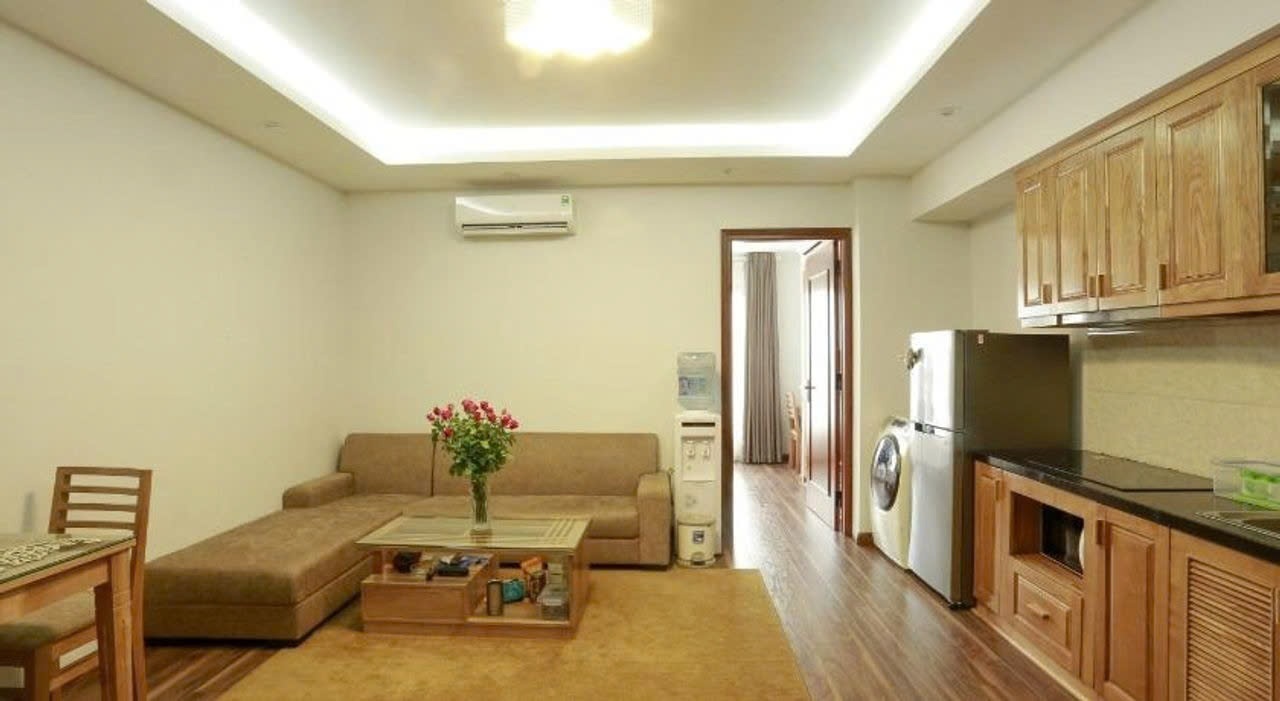 Phòng trọ 1 Phòng ngủ 50m2 tại PTC House Trần Duy Hưng - Cấu Giấy  - Phòng khách