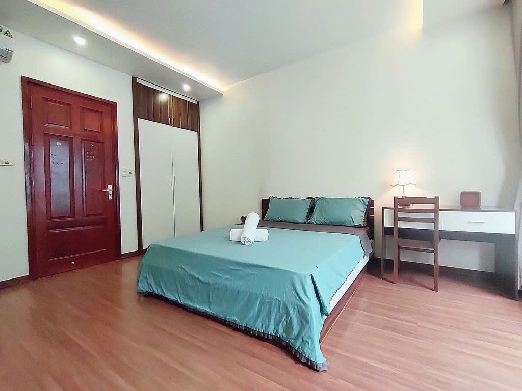 Phòng trọ Studio 38m2 tại PTC House Trần Quốc Hoàn - Cầu Giấy  - Phòng ngủ