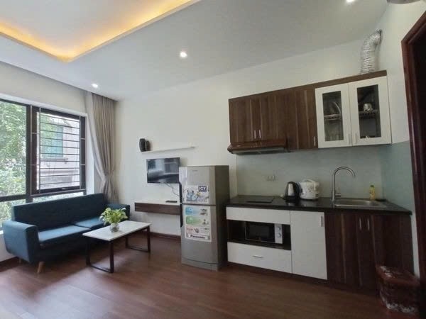 Phòng trọ Studio 38m2 tại PTC House Trần Quốc Hoàn - Cầu Giấy  - Phòng bếp