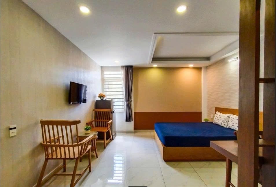 Phòng trọ Studio 25m2 tại PTC House 1 Lê Thị Riêng - Quận 1 - Phòng ngủ