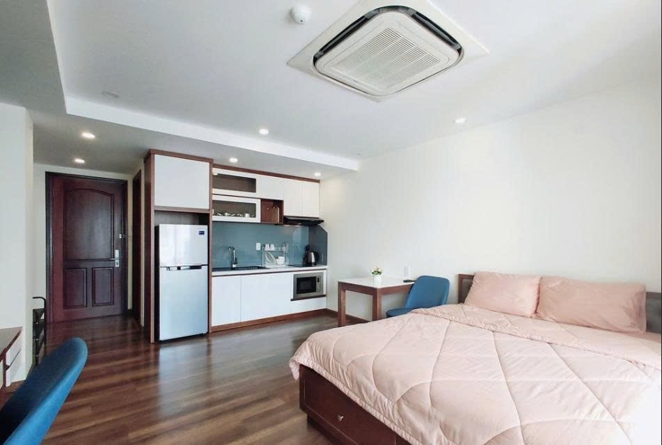 Phòng trọ Studio 35m2 tại PTC House Huỳnh Khương Ninh - Quận 1 - Phòng ngủ
