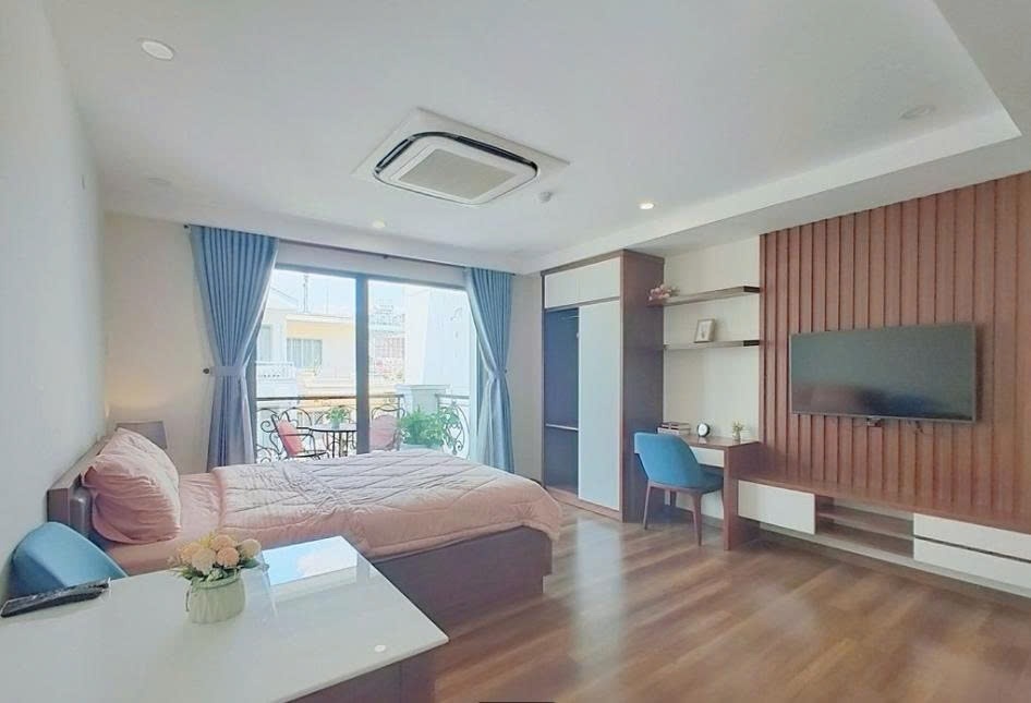 Phòng trọ Studio 35m2 tại PTC House Huỳnh Khương Ninh - Quận 1 - Phòng ngủ