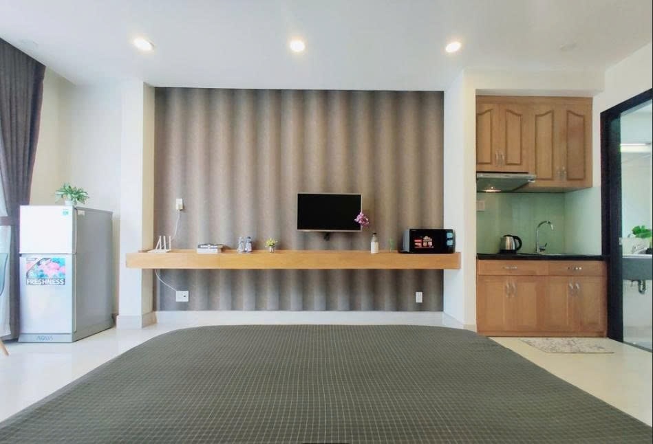 Phòng trọ Studio 30m2 tại PTC House Trần Đình Xu 2 - Quận 1 - Phòng ngủ