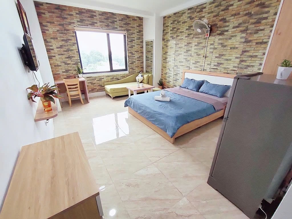 Phòng trọ Studio 30m2 tại PTC House Giảng Võ - Ba Đình  - Phòng ngủ