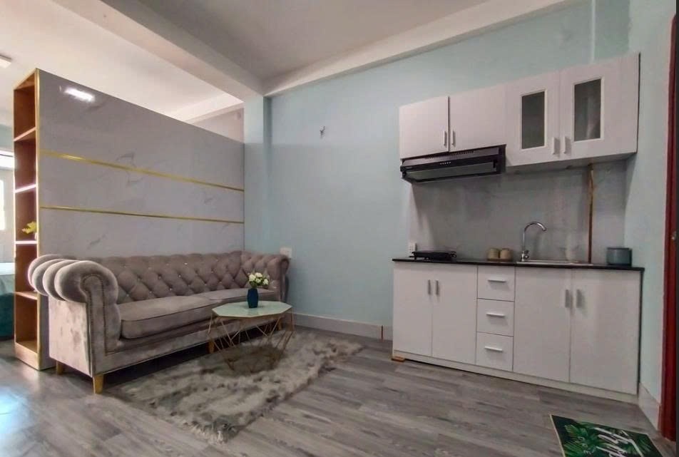 Phòng trọ Studio 38m2 tại PTC House 2 Đề Thám - Quận 1 - Phòng bếp