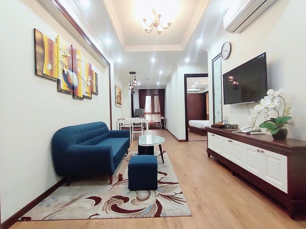 Phòng trọ 1 Phòng ngủ 50m2 tại PTC House Hội Vũ - Hoàn Kiếm  - Phòng khách