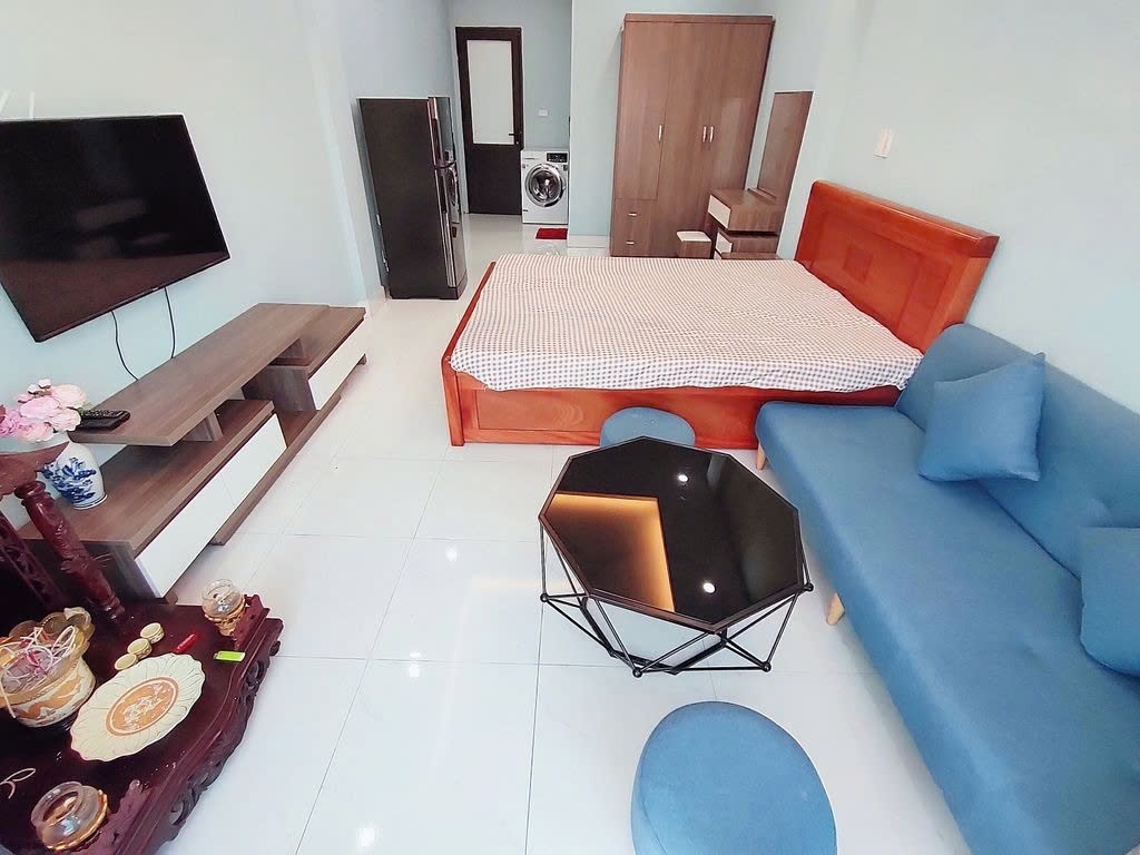 Phòng trọ Studio 35m2 tại PTC House Thổ Quan - Đống Đa - Phòng ngủ