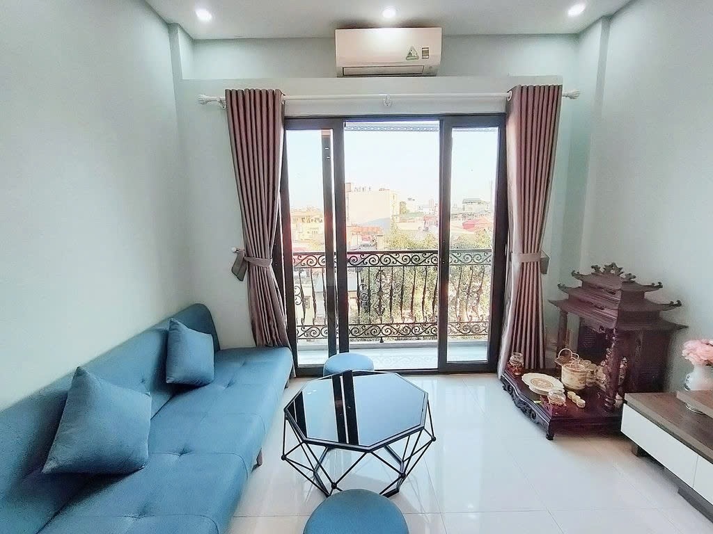 Phòng trọ Studio 35m2 tại PTC House Thổ Quan - Đống Đa - Phòng khách