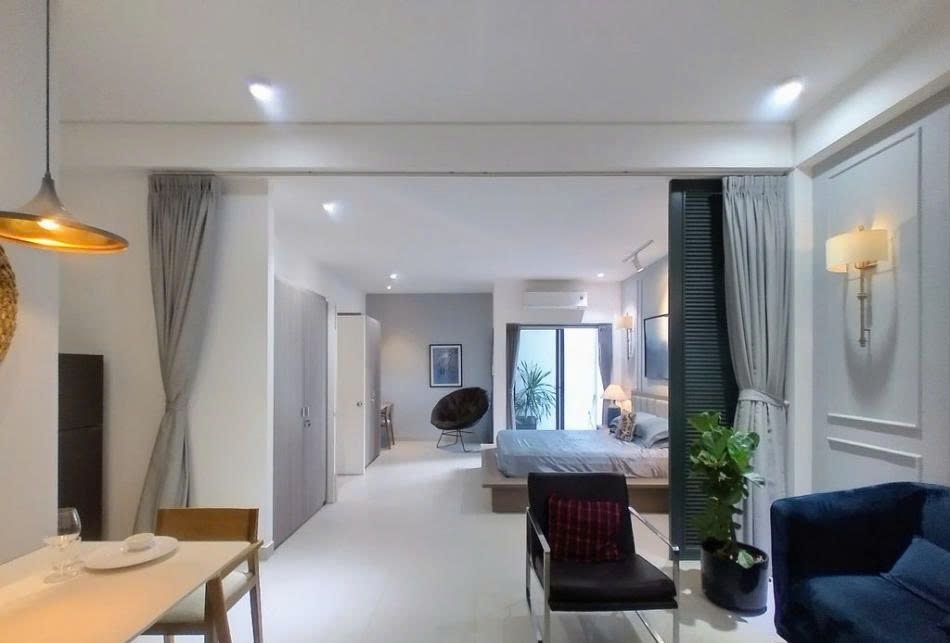 Phòng trọ Studio 72m2 tại PTC House 3 Khánh Hội - Quận 4 - Phòng ngủ