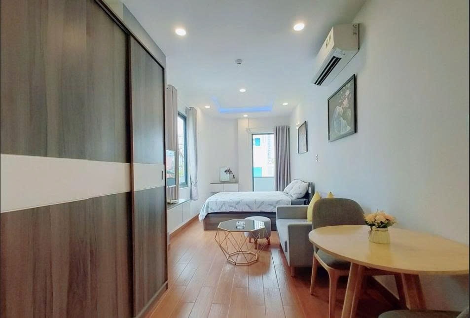 Phòng trọ Studio 30m2 tại PTC House 2 Hồ Hảo Hớn - Quận 1 - Phòng ngủ