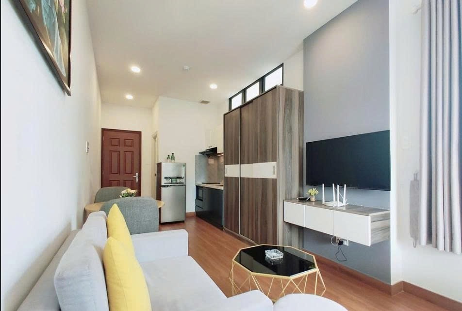 Phòng trọ Studio 30m2 tại PTC House 2 Hồ Hảo Hớn - Quận 1 - Phòng ngủ