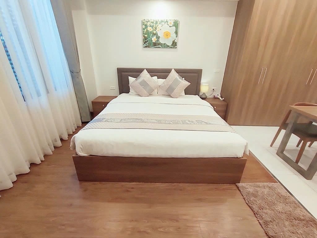 Phòng trọ Studio 35m2 tại PTC House Tức Mặc - Hoàn Kiếm  - Phòng ngủ