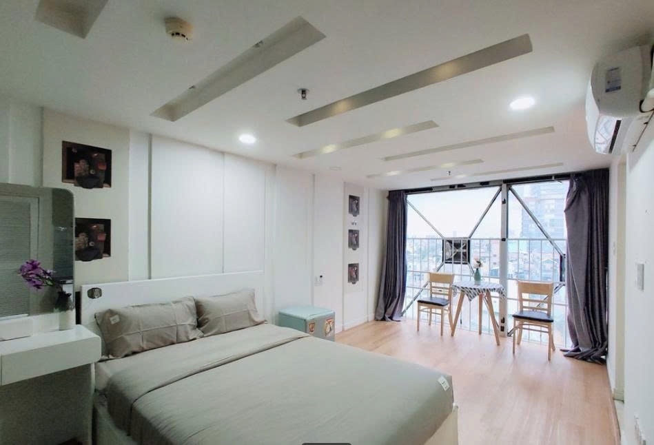 Phòng trọ Studio 20m2 tại PTC House Nguyễn Biểu - Quận 5 - Phòng ngủ