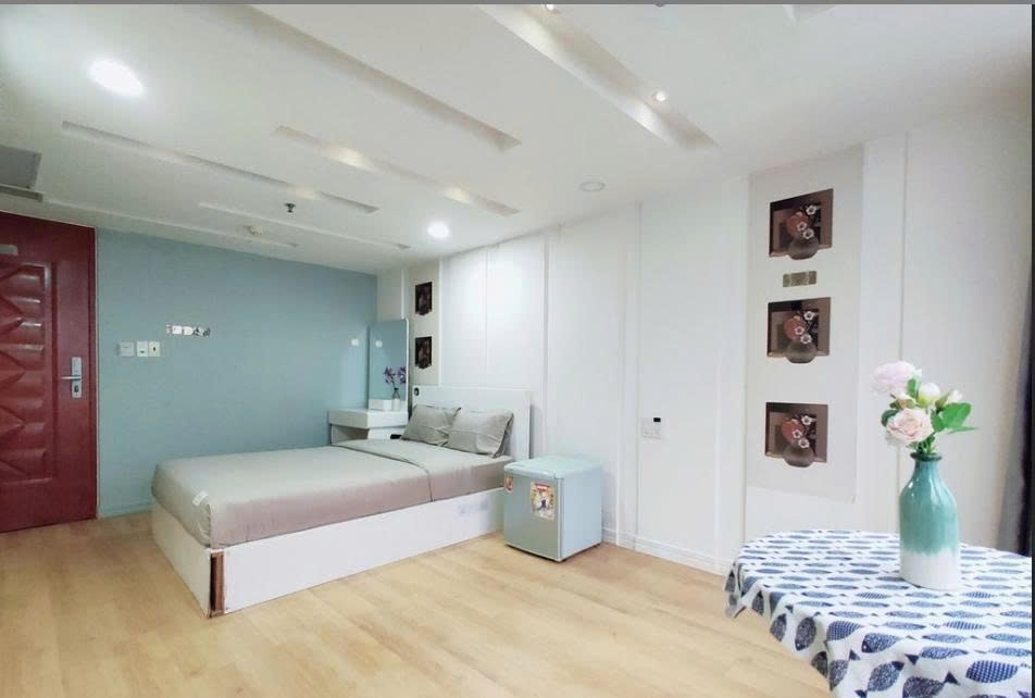 Phòng trọ Studio 20m2 tại PTC House Nguyễn Biểu - Quận 5 - Phòng ngủ