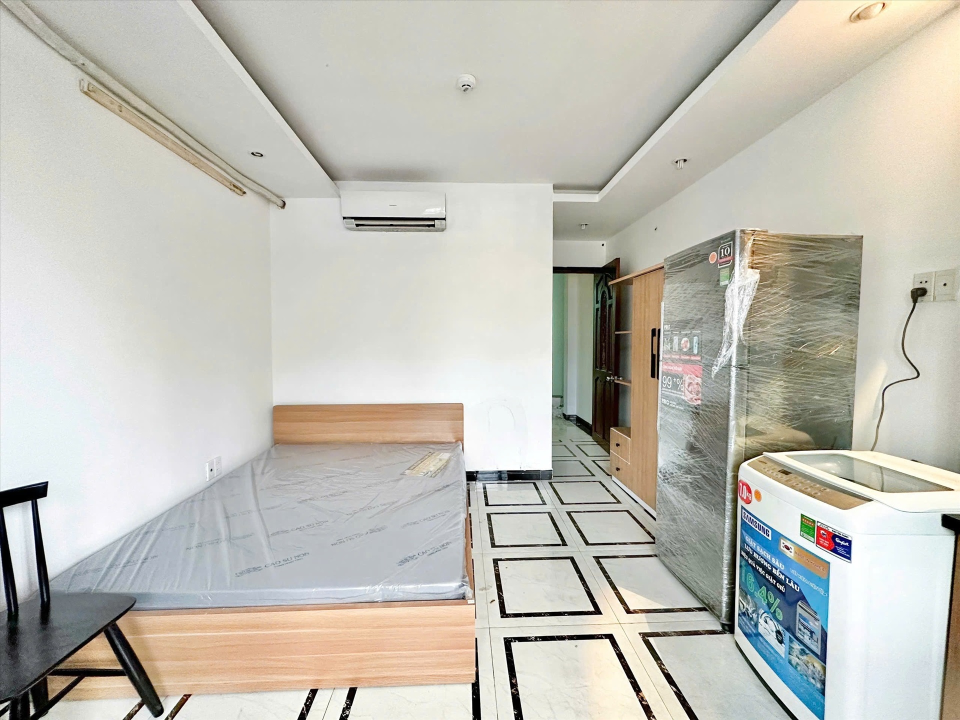 Phòng trọ Studio 30m2 tại TT House Lê Văn Sỹ - Quận 3 - Phòng ngủ