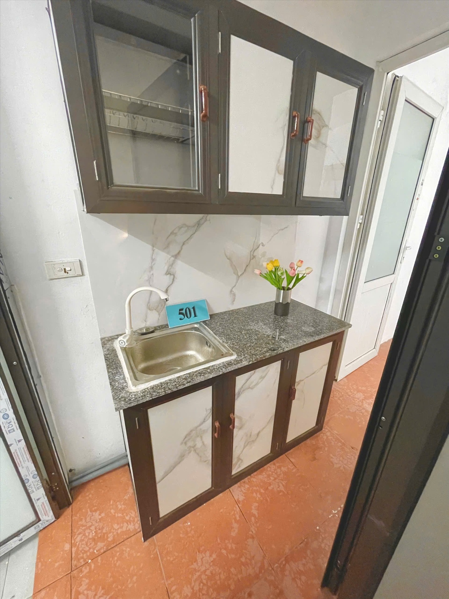 Phòng trọ 1 Phòng ngủ 25m2 tại Time House 2 Thụy Khuê - Tây Hồ - Phòng bếp