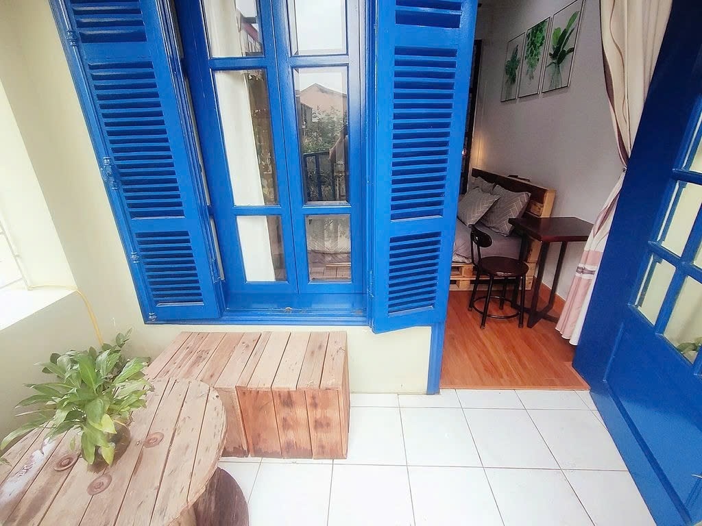 Phòng trọ Studio 25m2 tại PTC House Hàng Bồ - Hoàn Kiếm  - Góc làm việc