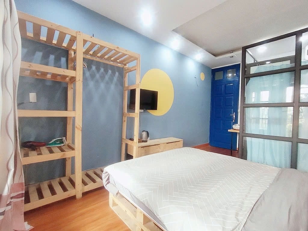 Phòng trọ Studio 25m2 tại PTC House Hàng Bồ - Hoàn Kiếm  - Phòng ngủ