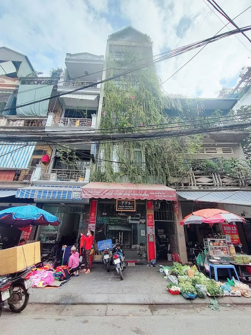 Phòng trọ PTC House Dốc Tam Đa - Tây Hồ - Toàn cảnh tòa nhà (*)