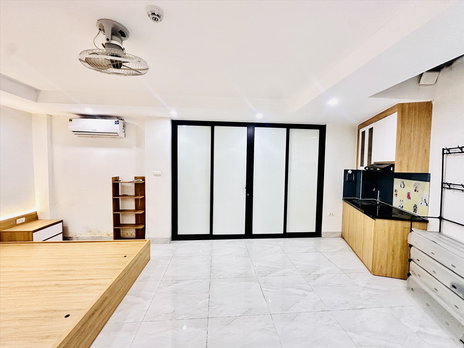 Phòng trọ Studio 35m2 tại 4PS Housing 2 Trần Khát Chân - Hai Bà Trưng - Phòng bếp